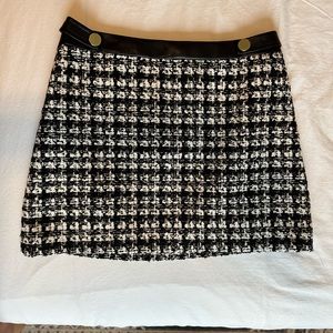Alice & Olivia tweed mini skirt